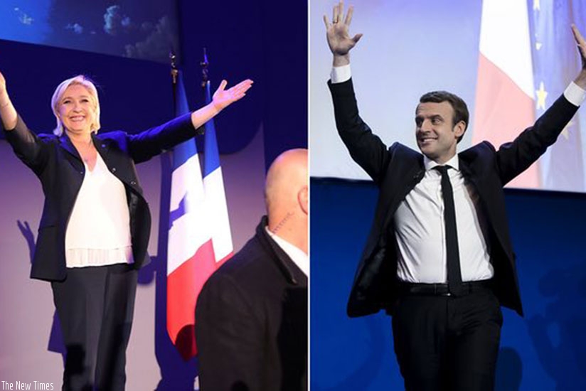 Marine Le Pen and Emmanuel Macron (Net Photo)
