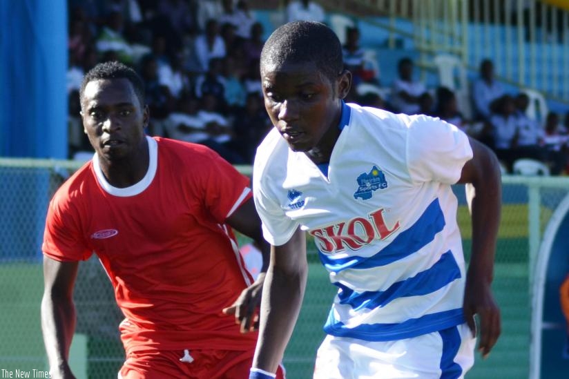 Rayon Sports beat Musanze FC in the corresponding fixture 4-1 at Kigali Stadium, with Burundian striker Shassir Nahimana (above) netting a hat trick. S. Ngendahimana