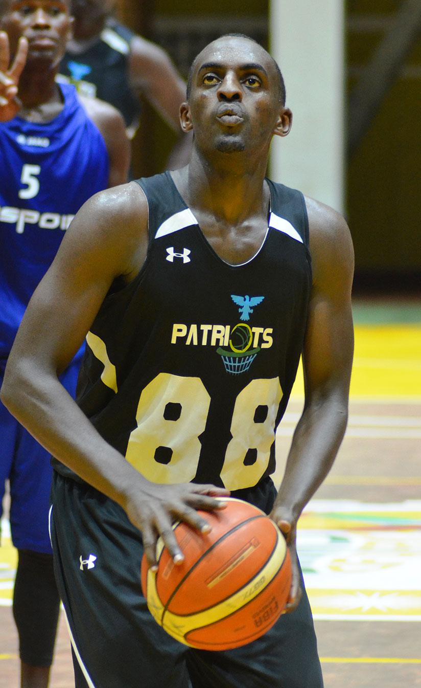 Aristide Mugabe scored a team joint-high 12 points in Patriots' 68-78 loss against Rwanda Energy Group on Friday night. / Sam Ngendahimana