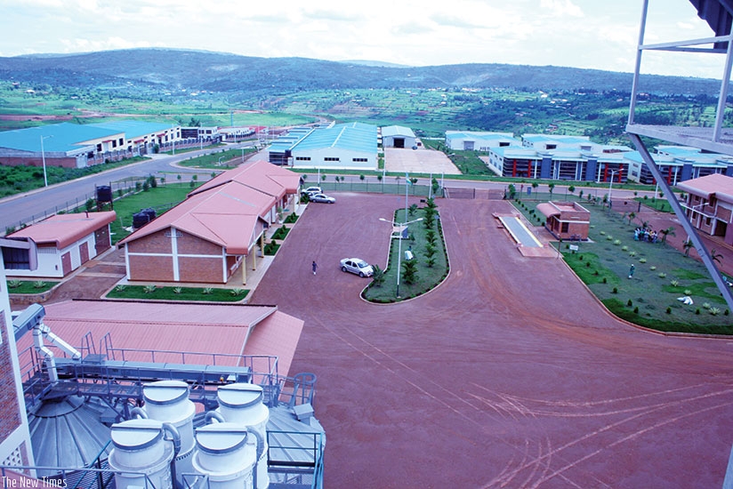 An aerial view of part of the Special Economic Zone in Gasabo district. (File)