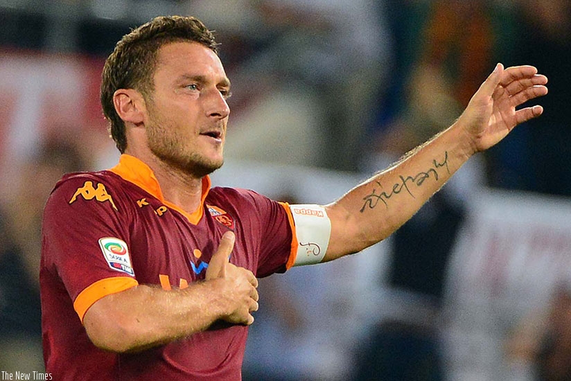 Ahead of Roma's final four games of the season, Totti has scored 250 in 616 Serie A appearances. (Net photo)