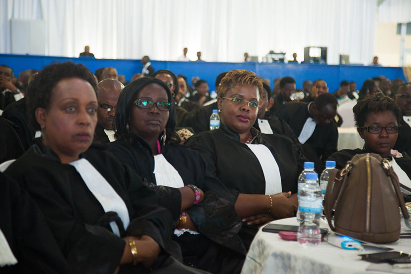 Lawyers follow proceedings during a past annual meeting and general assembly. / Nadege Imbabazi
