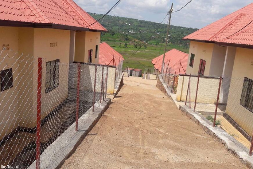 Some of the housing units constructed by the veterans in Kabuga (Donah Mbabazi)