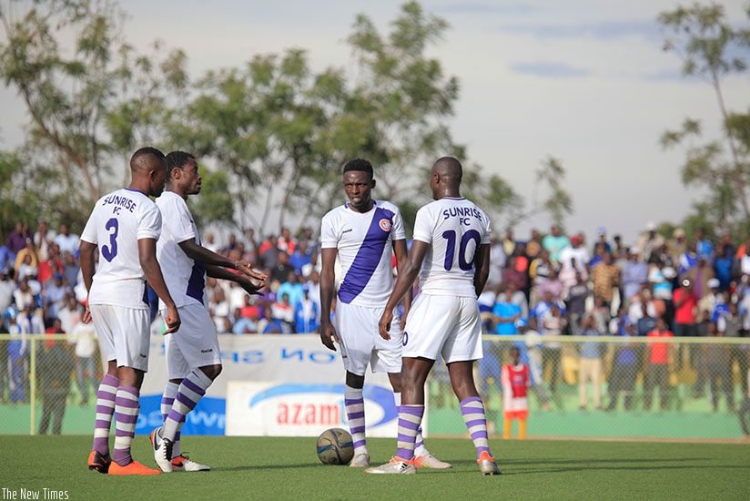 Sunrise FC players have threatened to go on strike and not honour Wednesday's Peace Cup game against APR unless they get their salary arrears for three months. (S. Ngendahimana)