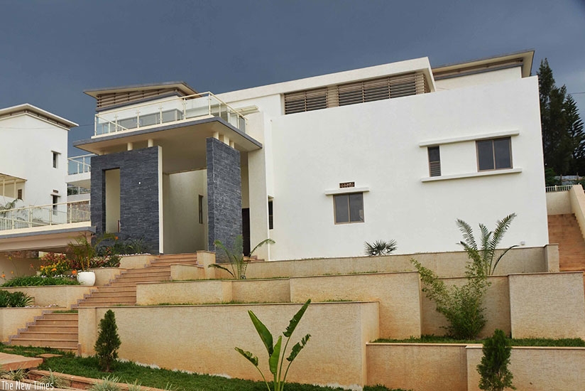 One of the houses at Vision City estate in Gasabo District. (Sam Ngendahimana)