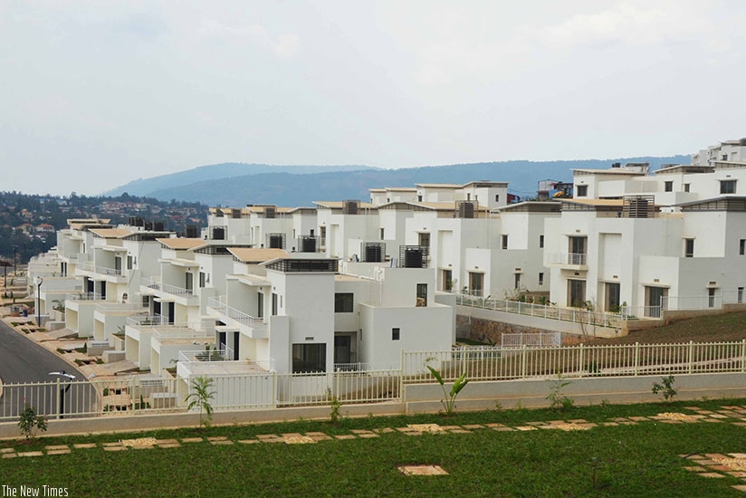 A view of Vision City estate under construction in Gacuriro. (Sam Ngendahimana)