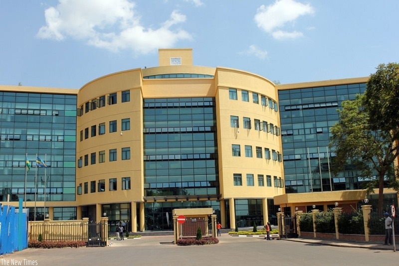 City Hall in downtown Kigali. File