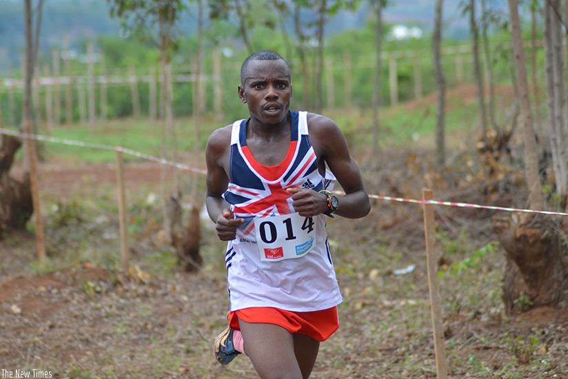 The 20-year-old  Jean Marie Vianney Myasiro will be Rwanda's medal hope in the men's half marathon on Sunday. (Sam Ngendahimana)