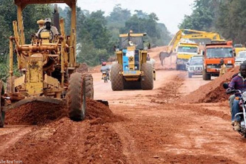 Road construction works are often among delayed and abandoned projects. (File)