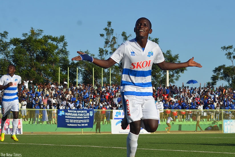 Rayon Sportu2019s top scorer striker Shassir Nahimana (12 goals) will be looking to guide the Blues to their eighth league title today. (Sam Ngendahimana)