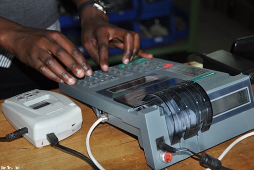 An EBM machine. The machines have played a big role in preventing tax evasion. (File)