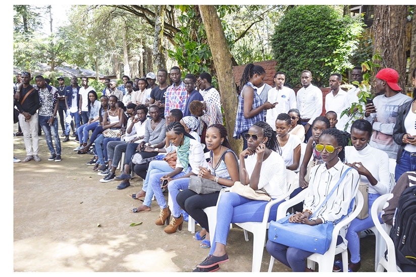 Hundreds of girls and boys turned up on Sunday for the Kigali Fashion Week model search at One Love Mulindi Japan. (Donata Kiiza)
