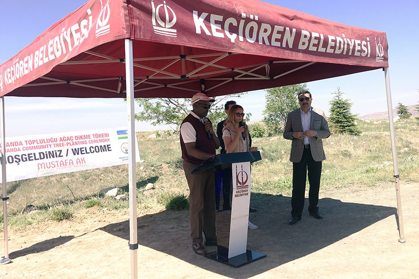 Ambassador Nkurunziza giving his remarks. (Courtesy photos)