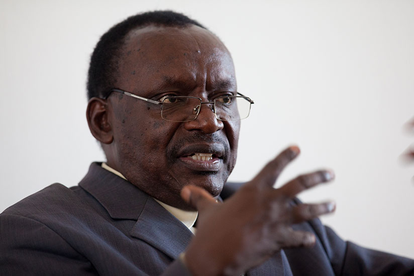 Trade, Industry and EAC Affairs minister Francois Kanimba during an interview in Kigali. Rwanda and Burundi maintain that AU members' contributions be set on the basis of the size of the economies. / File