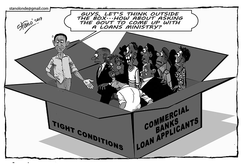 Young upcoming business men and women are having difficulties in accessing commercial bank loans.