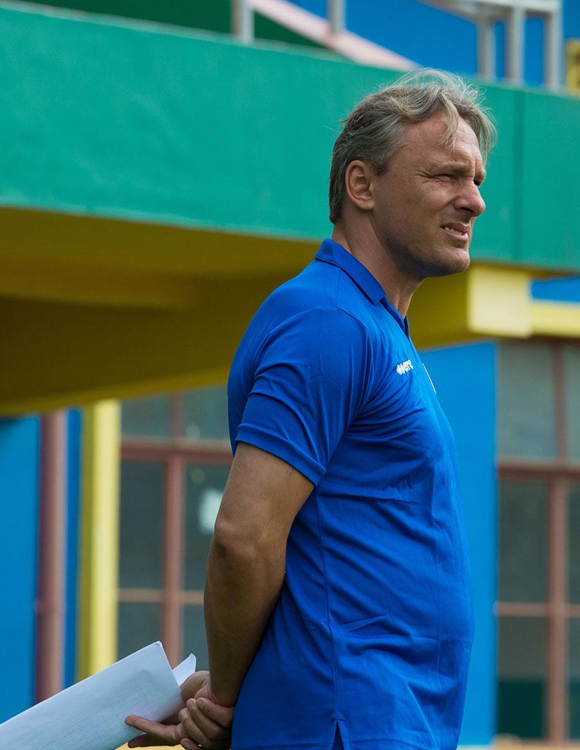 Hey is managing a team that is placed 118th in the world and 34th on the continent. / Timothy Kisambira