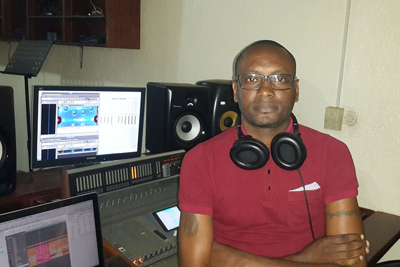 Jay P at a past musicians' workshop in Kigali. Courtesy.