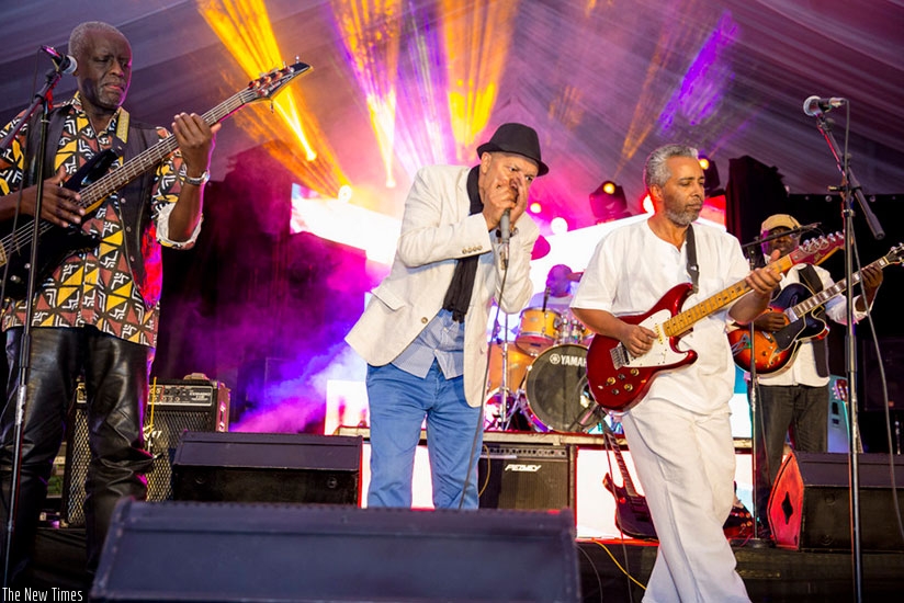 Nubian Gypsies perform at the Kigali Jazz Junction. Photos/igihe.com