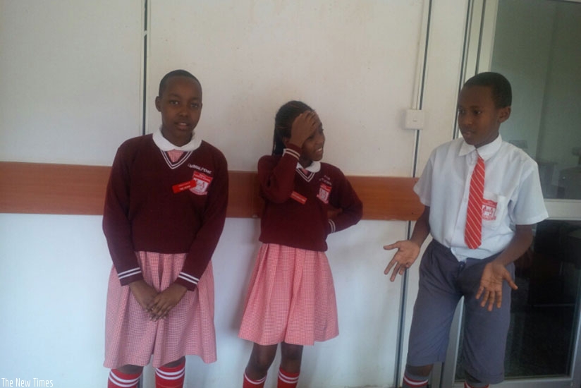 Pupils interact at school. Itu2019s important for parents to guide children on the type of friends they make as this impacts the behaviour and academic work. (Joan Mbabazi)