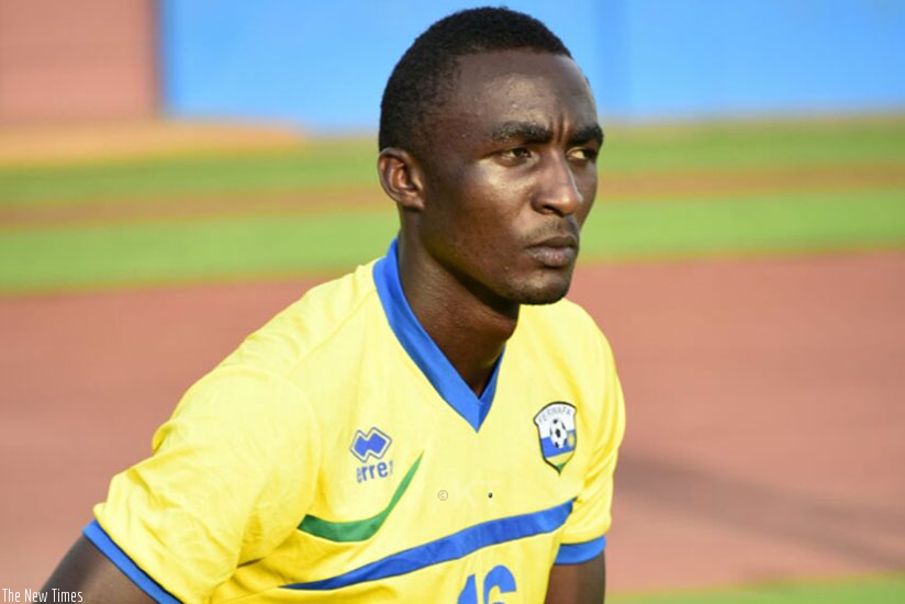 AS Vital Club striker Sugira has joined the Amavubi training camp for the final preparations ahead of the AFCON 2019 qualifier against Central African Republic. (File)