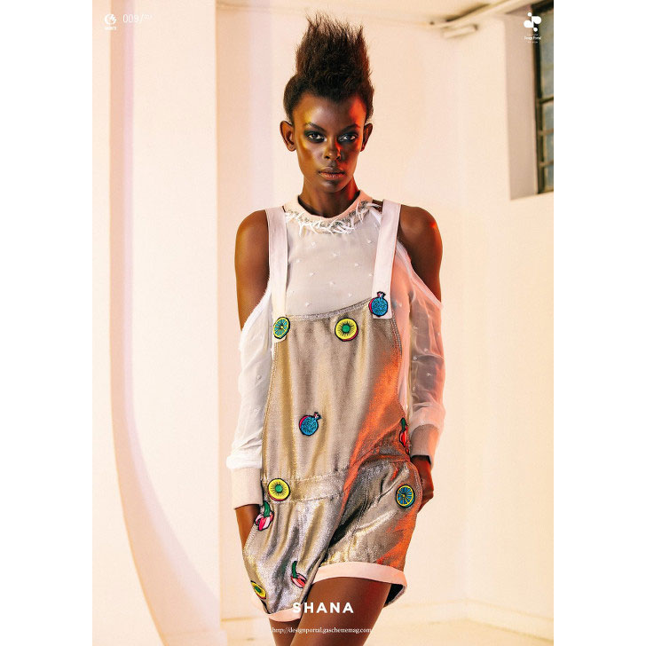 Happy Umurerwa on the runway.