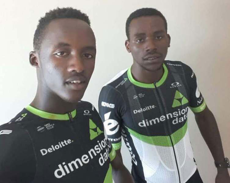 Mugisha (L) and Areruya will be the first Rwandan riders to compete in the prestigious race. / Courtesy