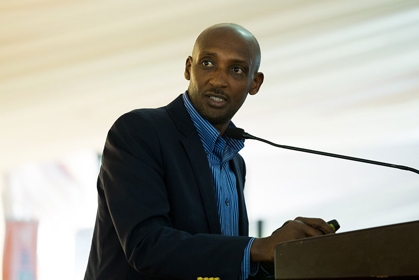 Tusabe outlines how RRA will effect new tax drives to improve efficiency and deliver revenue for National Budget during the meeting on Thursday. / Timothy Kisambira