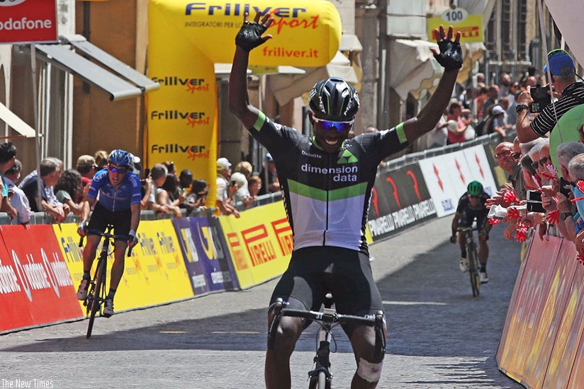 Stage 5 win was Areruya's second accolade at the prestigious one-week event after winning the King of the Mountains award on stage one. (Courtesy)