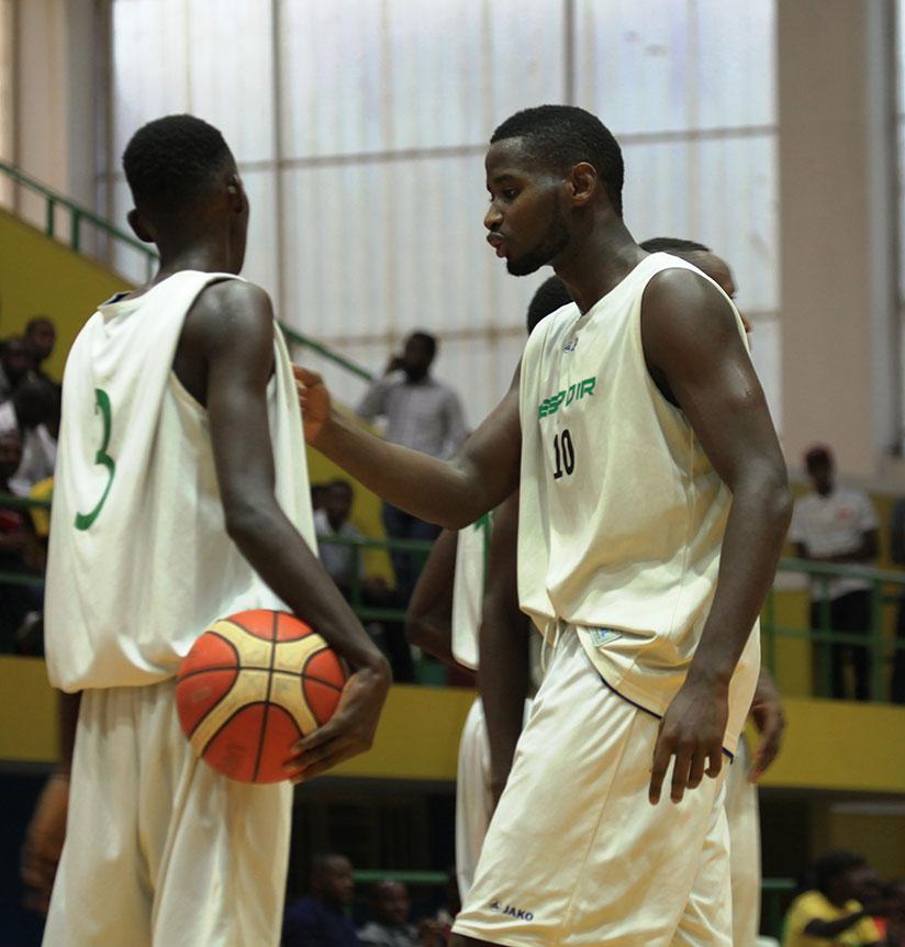 Espoir captain Olivier Shyaka and his teammates react to the loss against IPRC-Kigali in the final of the Heroes' Day tournament. / Sam Ngendahimana