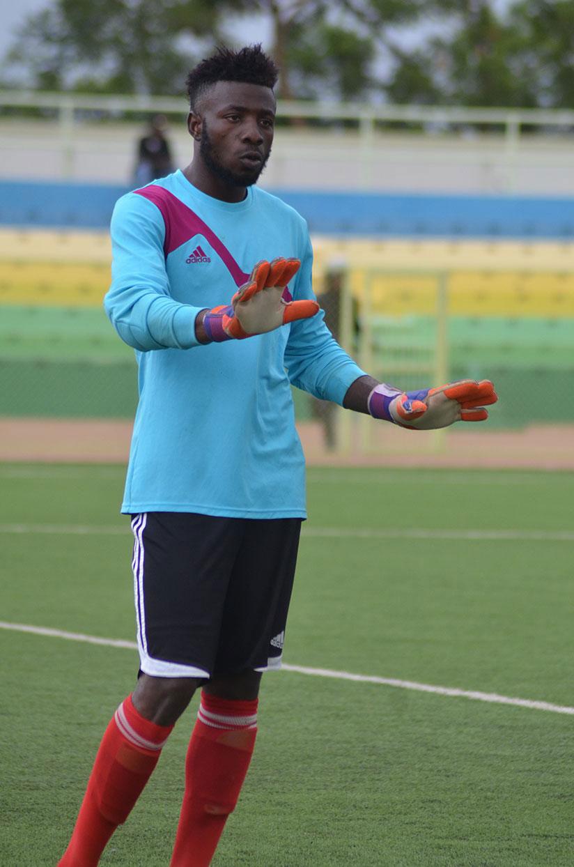 Bugesera FC goalkeeper Olivier Kwizera will be eager to show his former side APR that they made a mistake to let him leave last season. / Sam Ngendahimana