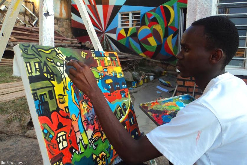 Brave Rumariza  at work. (Courtesy photos)