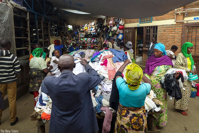 Rubavuu2019s Mahoko market offers large volumes of caguwa and attracts people from rural villages who seek good deals on used clothes. Net photo.