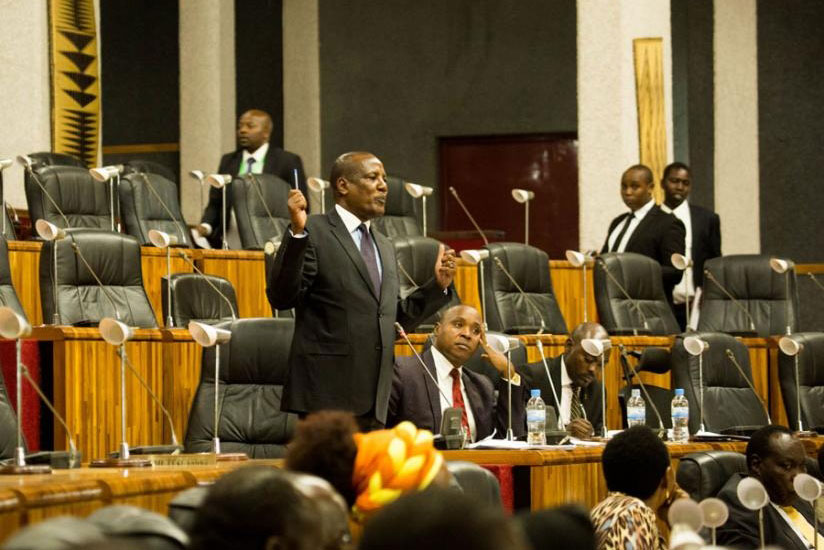 MP Abubakr Adbi Ogle of Kenya during an EALA session in Kenya early this year. EALA has yet to start as Kenya is yet to name representatives. / File