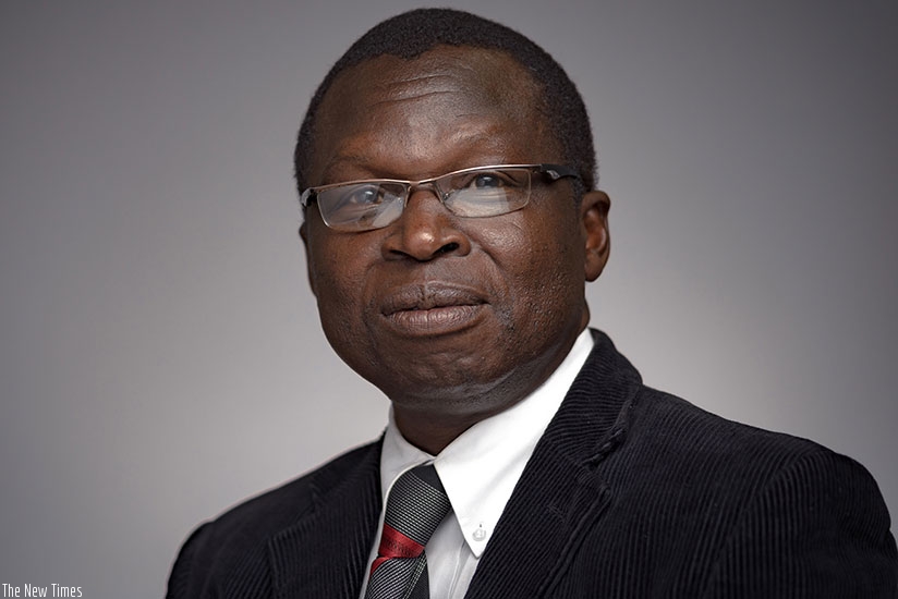 Prof. Peter John Opio, KIM University's vice-chancellor.  (Jean d'Amour Mbonyinshuti)