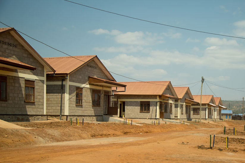 Some of the model settlements constructed for vulnerable citizens in Rweru Sector. / File