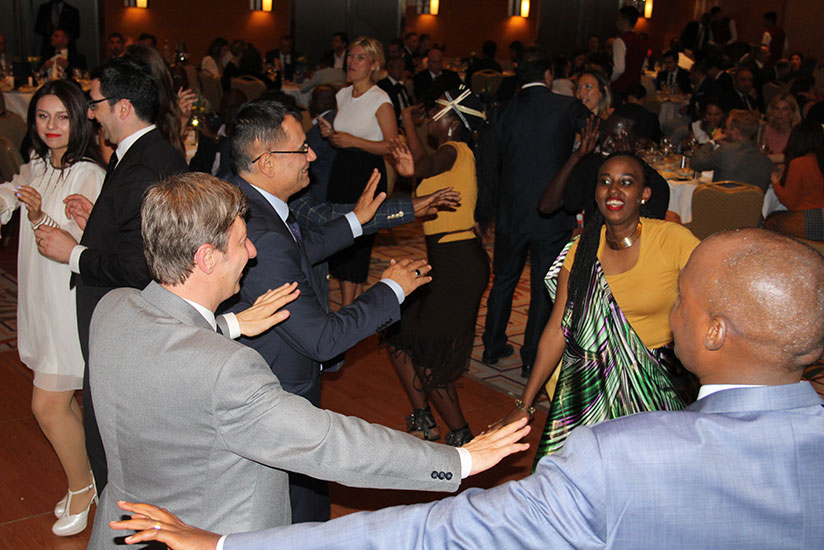Guests take to the dance floor to celebrate Rwanda's Liberation Day in Turkey. / Courtesy