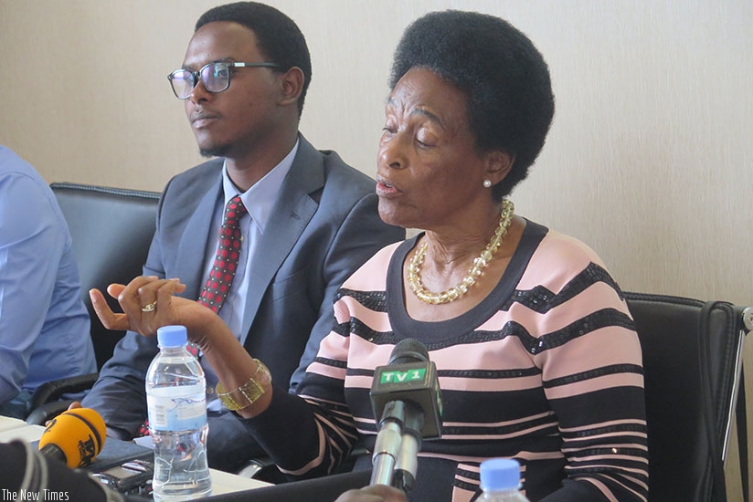 Suzane Nyiranyamibwa(R) is among renowned musicians who will take part in the concert to remember Kamaliza on August 12. (Eddie Nsabimana)