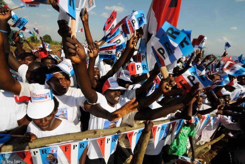 RPF supporters at a past campaign rally. (File)