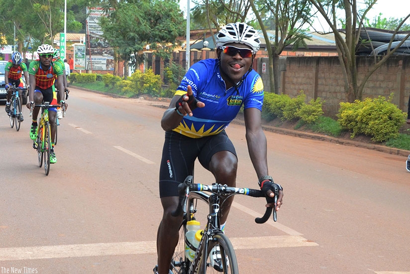 Reigning national champion Gasore Hategeka is part of the six-man Team Rwanda riders on the tour of the U.S. Sam Ngendahimana