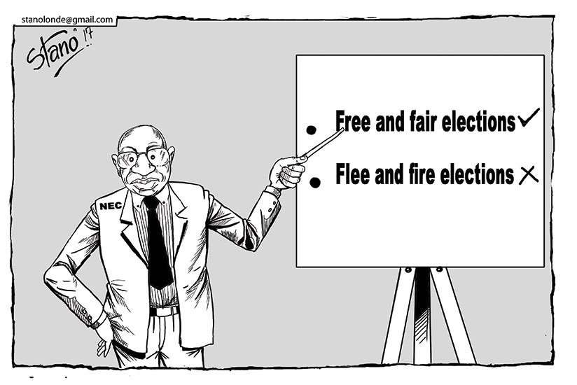 The National Electoral Commission (NEC) expects presidential candidates to be experienced enough to steer clear of any kind of speech that could take the nation in the wrong direct....