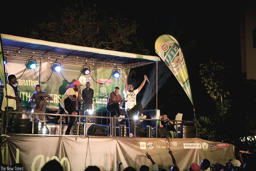 Urban Boys put on an energetic performance. 