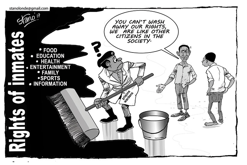 The Minister for Justice and Attorney General, Johnston Busingye, has called on prisons wardens to respect rights of inmates, saying they are like other citizens of society.