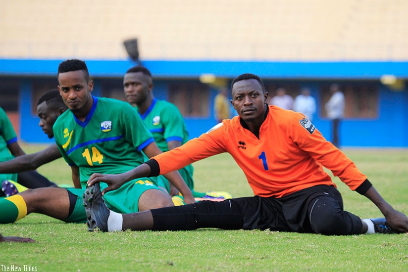 Amavubi CHAN team captain Eric Bakame (#1) has urgued fans to turn up in big numbers for game against Tanzania this Saturday. Sam Ngendahimana