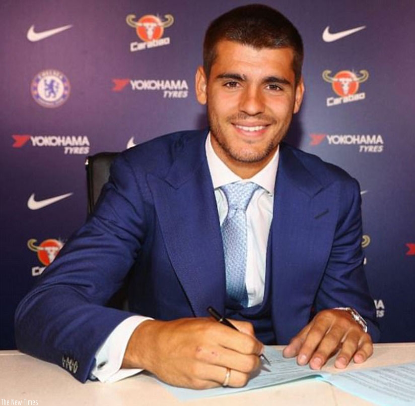 English champions Chelsea have completed the signing of Spain forward Alvaro Morata from Real Madrid on a five-year-deal, the Premier League club announced on Friday. 