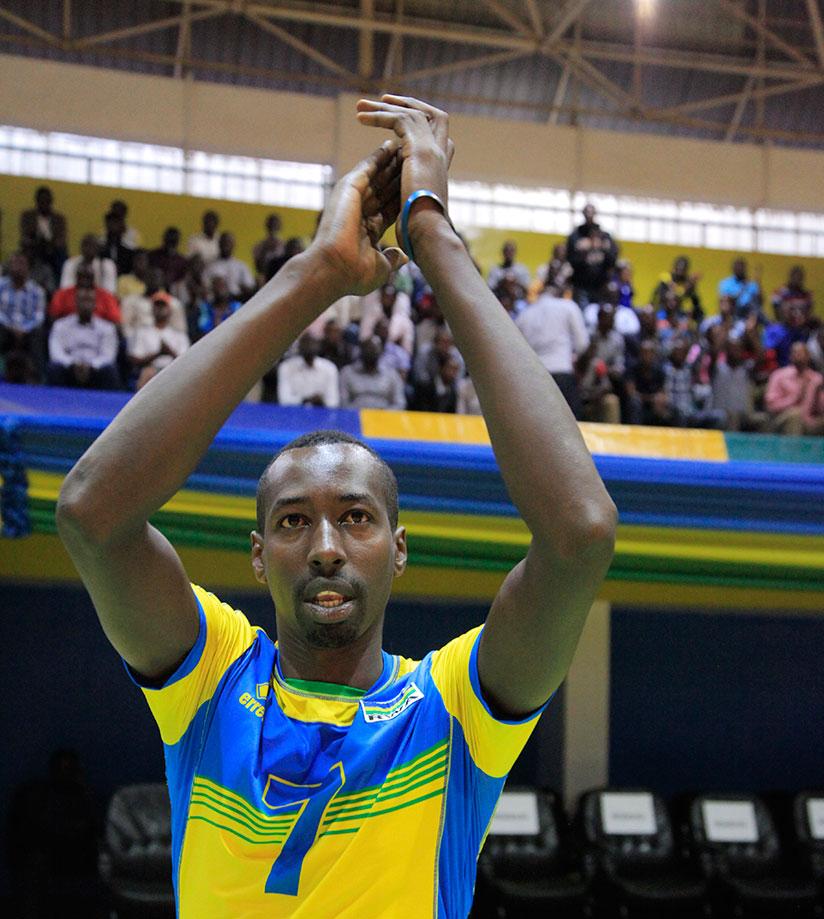 Pierre Marshal Kwizera has announced his retirement from international volleyball. (Photos by Sam Ngendahimana)