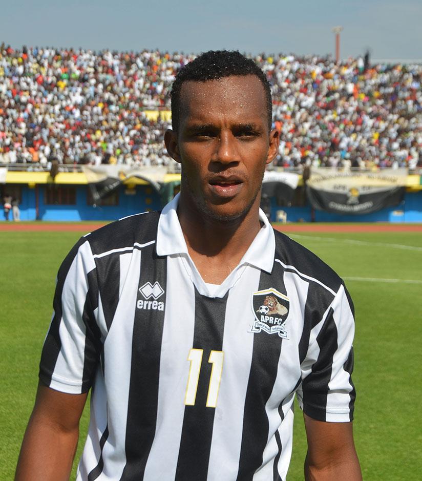 Former APR FC forward Patrick Sibomana is set to join Belarus Premier League side Shakhtyor Soligorsk. / Sam Ngendahimana