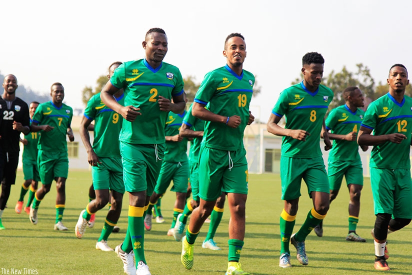 Amavubi started residential training on Monday, carrying out morning sessions at Kigali Stadium in Nyamirambo. S. Ngendahimana