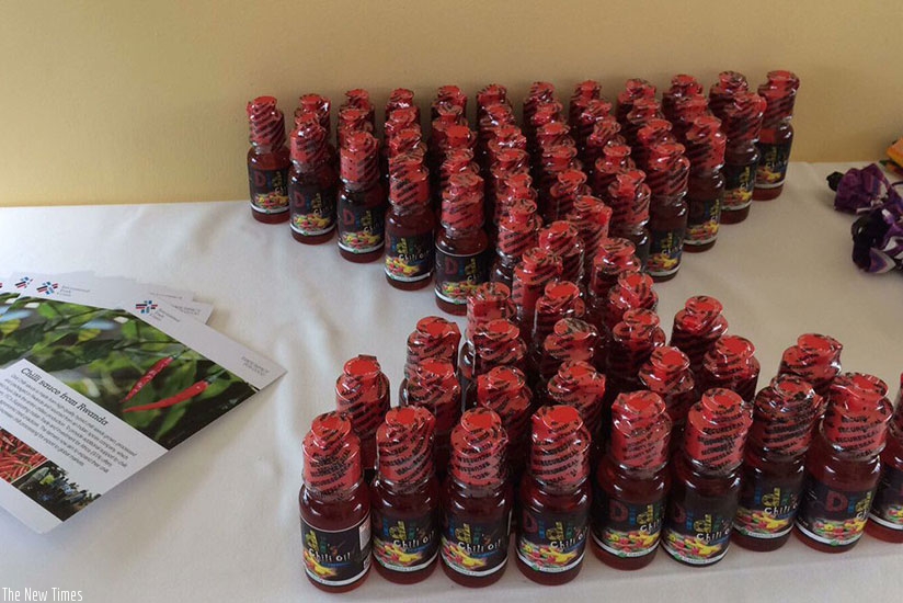 Didi's chili oil is exported to Switzerland, Belgium and United States. Frederic  Byumvuhore.