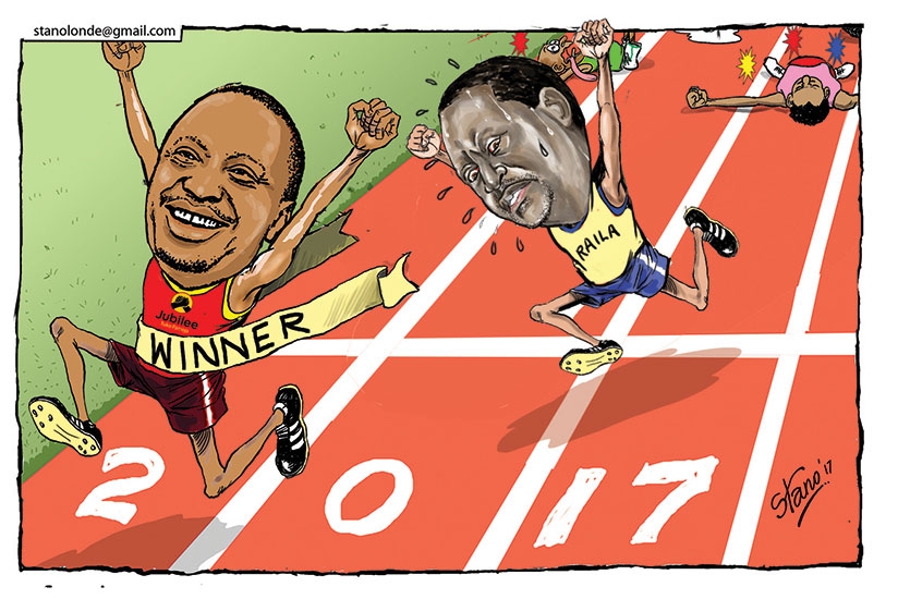 Kenyan President Uhuru Kenyatta has won a second term in office in a hotly contested election that saw him beat longtime rival and main Opposition candidate Raila Odinga. With almo....