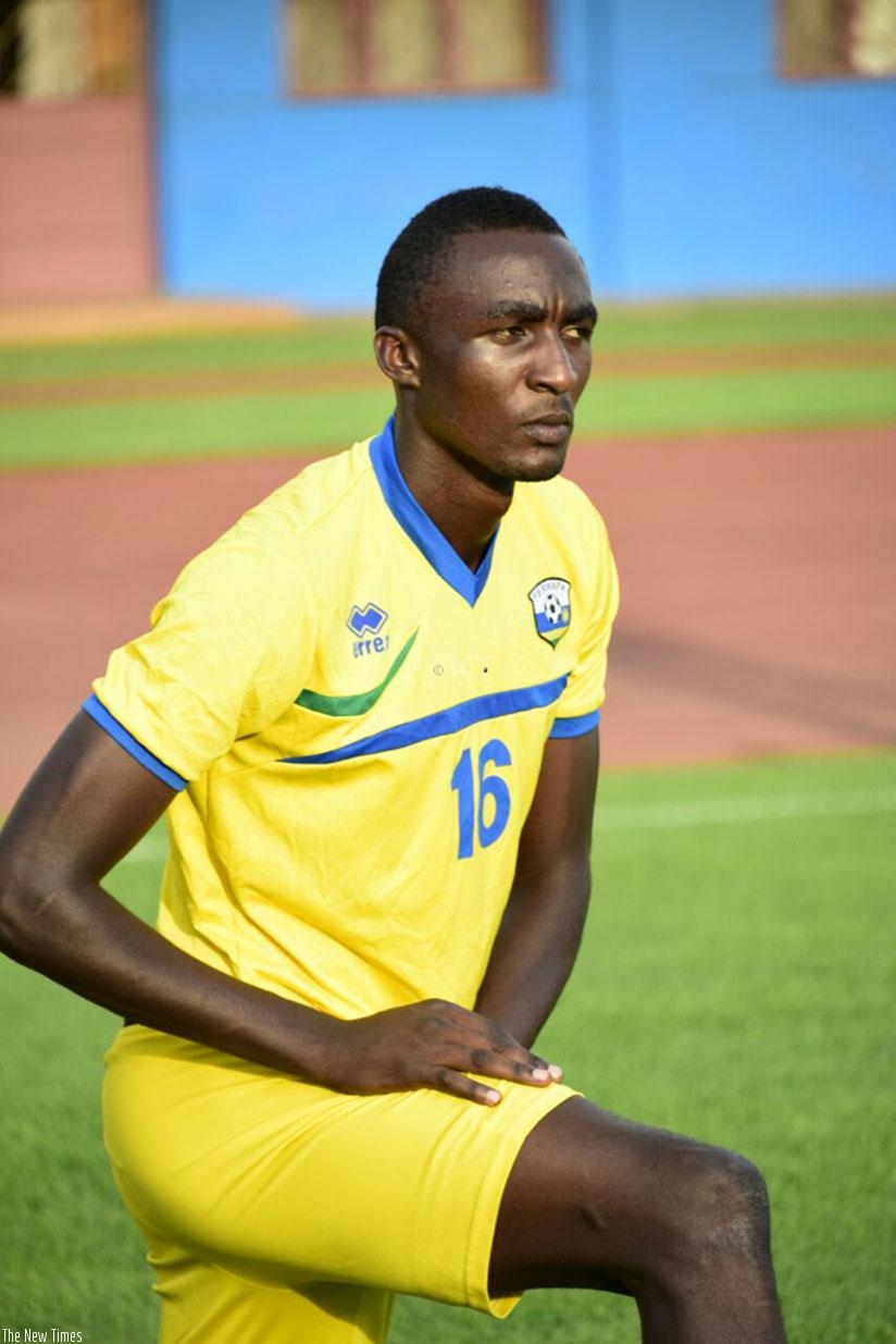 Amavubi striker Sugira is without a club at the moment. File photo